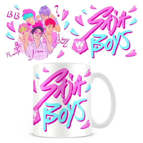 Pyramid KPop Demon Hunters Ceramic Mug 320ml - Saja Boys - Krūze