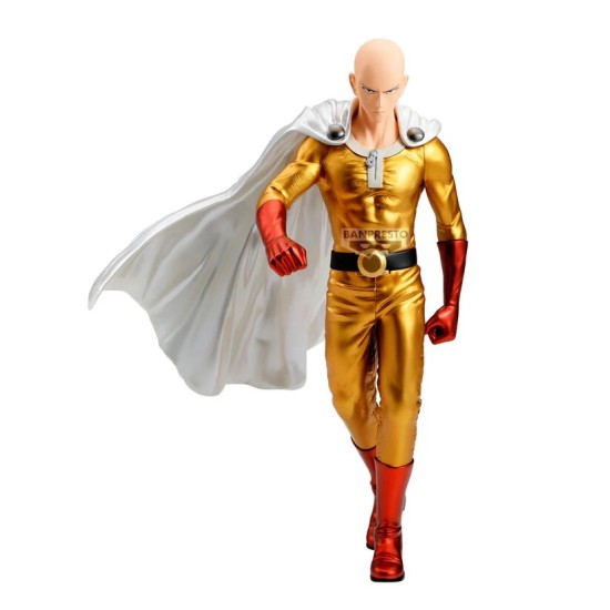 Banpresto One-Punch Man Grandista Ver. Metallic Figure 27cm - Saitama - Plastmasas figūriņa