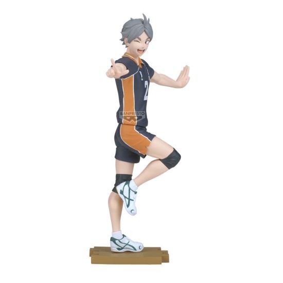 Banpresto Haikyu!! Figure 14cm - Koshi Sugawara - Plastmasas figūriņa