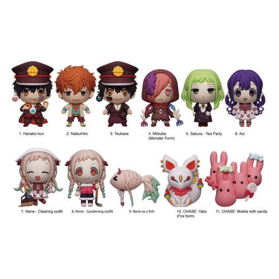 Monogram Toilet Bound Hanako-Kun Series 2 3D Bag Clips / Pin - Piespraudes