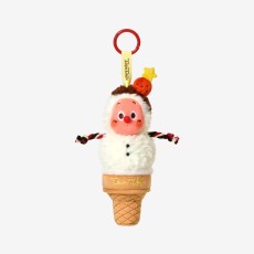 Pop Mart Twinkle Twinkle Moon Gelato Series Snowman Plush Keychain - Плюшевая игрушка / Брелок для ключей