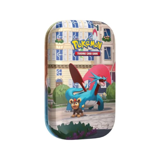 Pokemon Super Card Game TCG Trading Cards - Lumiose City Mini Tin - Salamence EN
