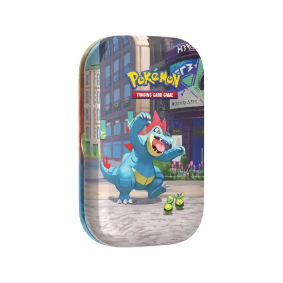 Pokemon Super Card Game TCG Trading Cards - Lumiose City Mini Tin - Feraligatr EN