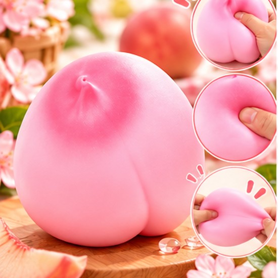 Giant Peach Stress Relief Squishy - Антистресс игрушка / мягкий сквиши