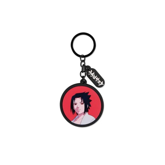 Difuzed Naruto Shippuden Rubber Keychain - Sasuke - Gumijas atslēgu piekariņš