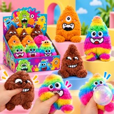 Fluffy Poop Monster Plush Stress Relief Squishy