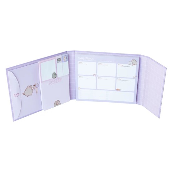Grupo Erik Pusheen Moments Weekly Planner with Sticky Notes - Планировщик с стикерами