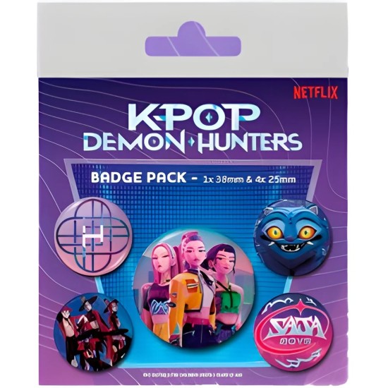 Pyramid KPop Demon Hunters Pin Badge Pack (5 pcs.)