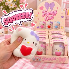 Giant Funny Cat Stress Relief Squishy - Antistresa rotaļlieta / mīksts skvīša