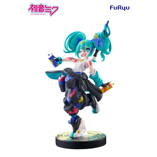 Furyu Hatsune Miku Muchute Paint Girl Ver. Another Color Figure 23cm - Hatsune Miku - Plastmasas figūriņa
