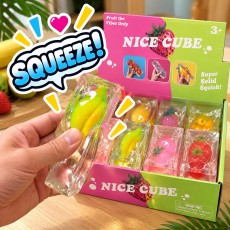 Fruit Nice Cube Squeeze Squishy Stress Relief Toy