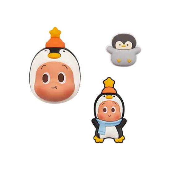 Pop Mart Pop Bean Fluffy & Cozy Series-Decorative Blind Box Charm - Piekarināms aksesuārs / Somas piekariņš