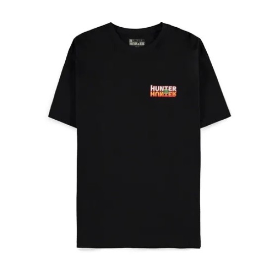 Difuzed Hunter x Hunter Group Character Regular Short Sleeved T-shirt - M izmērs / Melns - Vīriešu kokvilnas T-krekls