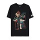 Difuzed My Hero Academia Izuku Midoriya Short Sleeved T-shirt - M izmērs / Melns - Vīriešu kokvilnas T-krekls