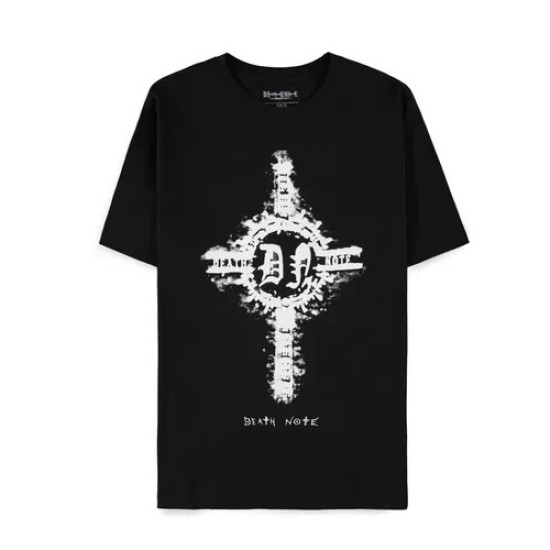 Difuzed Death Note Short Sleeved T-shirt - L izmērs / Melns - Vīriešu kokvilnas T-krekls