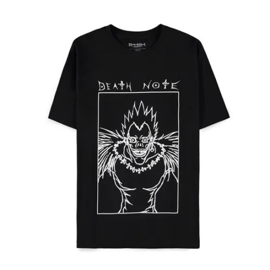 Difuzed Death Note Short Sleeved T-shirt - M izmērs / Melns - Vīriešu kokvilnas T-krekls