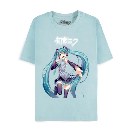 Difuzed Hatsune Miku Short Sleeved T-shirt - L izmērs - Sieviešu kokvilnas T-krekls