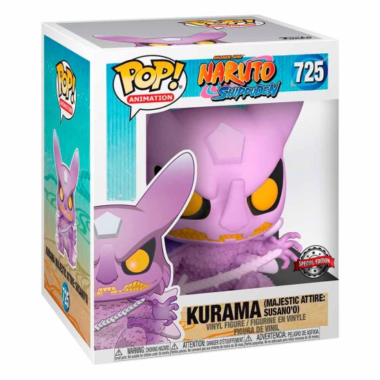 Funko POP! Naruto Shippuden Figure 15cm - Kurama Exclusive (725) - Vinila figūriņa