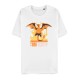 Difuzed Pokemon Charizard Short Sleeved T-shirt - M izmērs / Balts - Vīriešu kokvilnas T-krekls