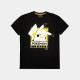 Difuzed Pokemon Embarrassed Pika Short Sleeved T-shirt - L izmērs / Melns - Vīriešu kokvilnas T-krekls