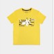 Difuzed Pokemon Pika Short Sleeved T-shirt - L izmērs / Dzeltens - Sieviešu kokvilnas T-krekls