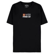 Difuzed Pokemon Charizard Short Sleeved T-shirt - L izmērs / Melns - Vīriešu kokvilnas T-krekls