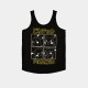 Difuzed Pokemon Outline Pika Tank Top - L izmērs / Melns - Sieviešu kokvilnas tops