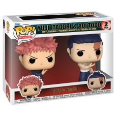 Funko POP! Jujutsu Kaisen (2 pack) Figure 9cm - Yuji Itadori & Aoi Todo - Vinila figūriņa