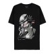 Difuzed Death Note Shinigami Demon Crew Short Sleeved T-shirt - S izmērs / Melns - Vīriešu kokvilnas T-krekls