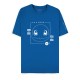 Difuzed Pokemon Squirtle Short Sleeved T-shirt - L izmērs / Zils - Vīriešu kokvilnas T-krekls