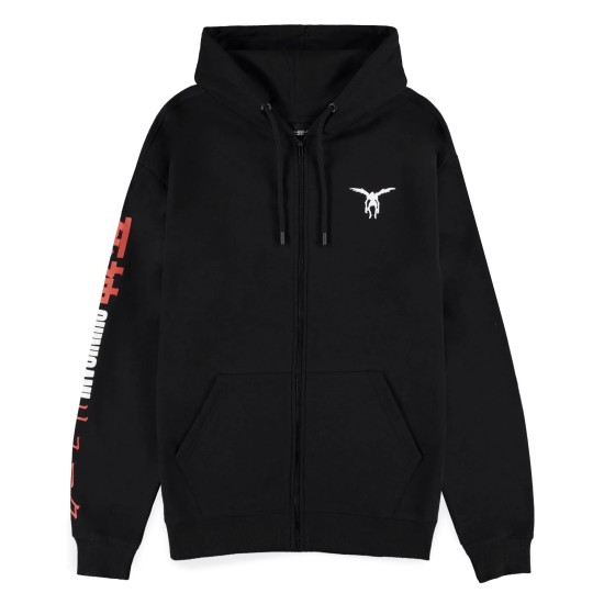 Difuzed Death Note Shinigami Demon Zipper Hoodie - M izmērs - Vīriešu hūdijs ar ravējslēdzēju un kapuci