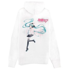Difuzed Hatsune Miku Zipper Hoodie - L size / White
