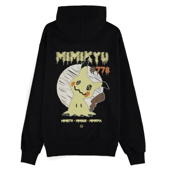 Difuzed Pokemon Mimikyu Zipper Hoodie - XL izmērs - Vīriešu hūdijs ar ravējslēdzēju un kapuci