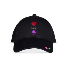 Difuzed Hunter x Hunter Adjustable Cap - Hisoka Heart & Spade - Kokvilnas cepure ar nagu