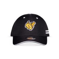 Difuzed Pokemon Pika Stripes Adjustable Cap - Kokvilnas cepure ar nagu