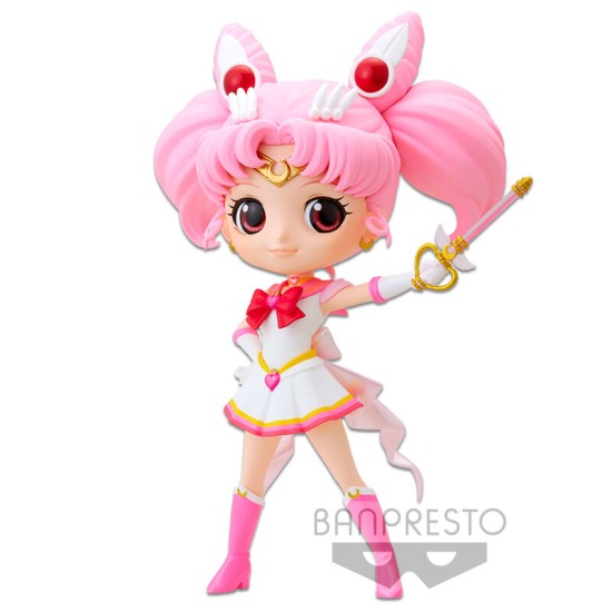 Banpresto Pretty Guardian Sailor Moon Eternal the Movie Figure 14cm - Kaleidoscope Chibi Moon Q posket - Plastmasas figūriņa