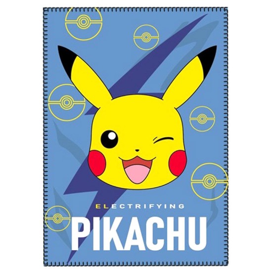 Sahinler Pokemon Pikachu Polar Blanket 100 x 140 cm - Pleds