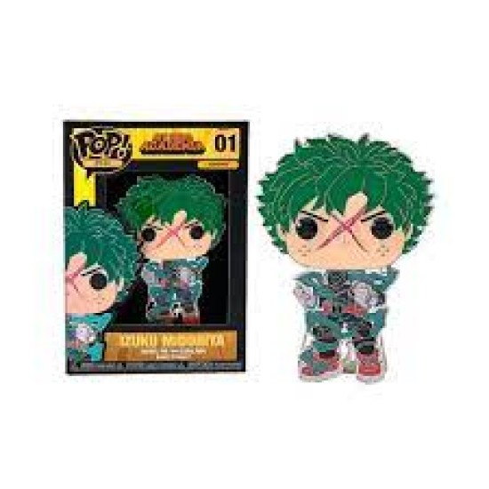 Funko POP! My Hero Academia Large Enamel Pin 10cm - Izuku Midoriya (01) - Piespraude / statuete