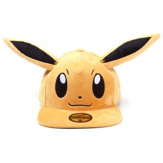 Difuzed Pokemon Eevee Plush Snapback Cap - Cepure ar nagu