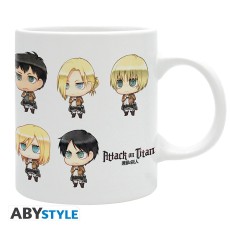 ABYstyle Attack on Titan Ceramic Mug 320ml - All Chibis - Krūze