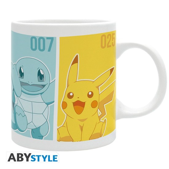 ABYstyle Pokemon Ceramic Mug 320ml - Starters - Krūze
