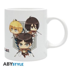ABYstyle Attack on Titan Ceramic Mug 320ml - Chibi Trio