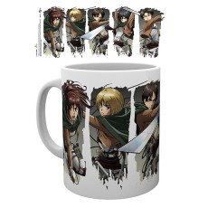 ABYstyle Attack on Titan Ceramic Mug 320ml - Character Montage