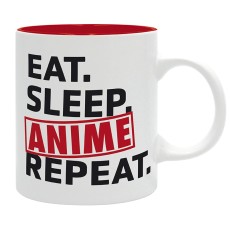 ABYstyle Asian Art Ceramic Mug 320ml - Eat Sleep Anime Repeat - Кружка