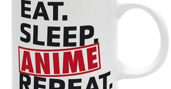 Eat Sleep Anime Repeat Tazza Asian Art