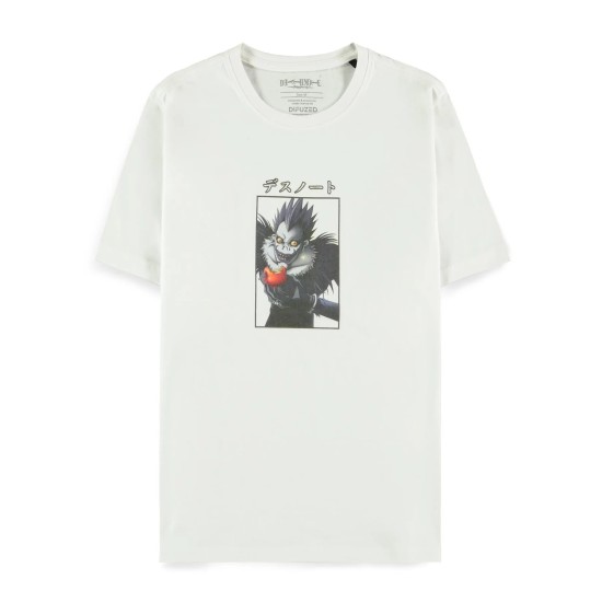 Difuzed Death Note Ryuk Short Sleeved T-shirt - M izmērs / Balts - Vīriešu kokvilnas T-krekls