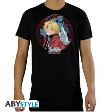 ABYstyle FullMetal Alchemist Ed & Al T-shirt - XL size / Black - Men's cotton T-shirt