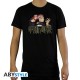 ABYstyle Jujutsu Kaisen Itadori & Sukuna T-shirt - XL izmērs / Melns - Vīriešu kokvilnas T-krekls