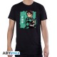 ABYstyle Demon Slayer Tanjiro T-shirt - XL izmērs / Melns - Vīriešu kokvilnas T-krekls