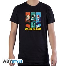 ABYstyle My Hero Academia Heroes Colors T-shirt - L size / Black - Men's cotton T-shirt
